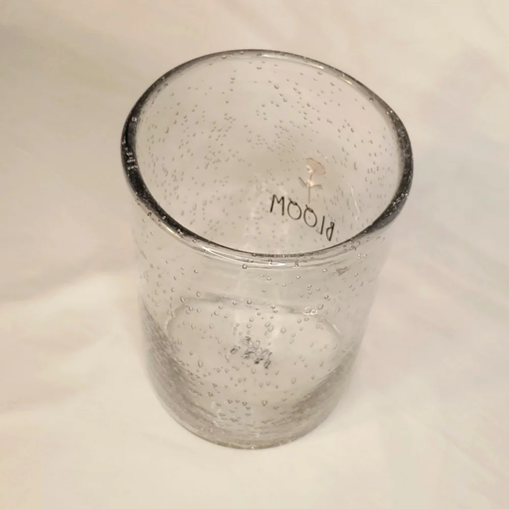 Rae Dunn Vase Hurricane Bubble Glass Clear Vase Farmhouse Style Valentines Decor